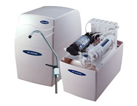 5 Stage Compact RO System With Pump ( RO + Tank in one Box ) 